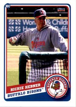 2014 Choice Buffalo Bisons #27 Richie Hebner Front
