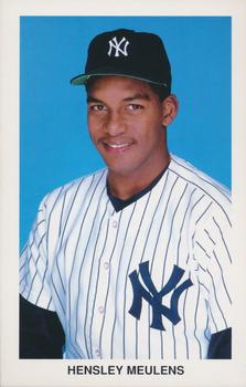 1992 New York Yankees Postcards #NNO Hensley Meulens Front