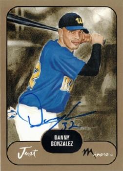 2002 Just Prospects - Autographs Gold #15 Danny Gonzalez Front