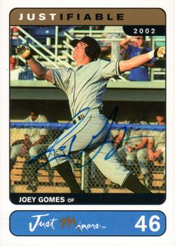 2002-03 Justifiable - Autographs #46 Joey Gomes Front