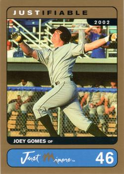 2002-03 Justifiable - Gold #46 Joey Gomes Front
