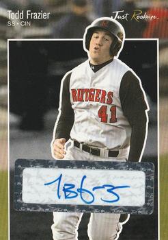 2007 Just Minors Just Rookies - Autographs Black #23 Todd Frazier Front
