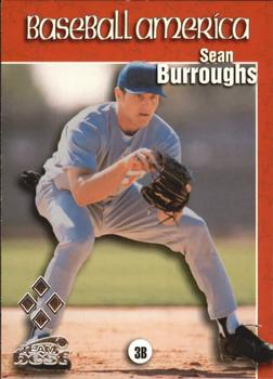 1999 Team Best Baseball America - Diamond Best Silver #19 Sean Burroughs  Front