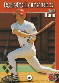 1999 Team Best Baseball America - Diamond Best Silver #38 Todd Dunn  Front