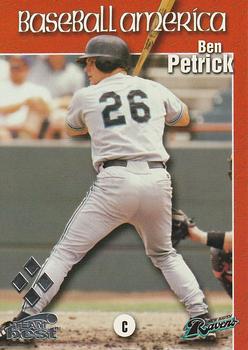 1999 Team Best Baseball America - Diamond Best Silver #81 Ben Petrick  Front