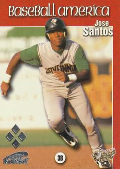 1999 Team Best Baseball America - Diamond Best Silver #89 Jose Santos  Front