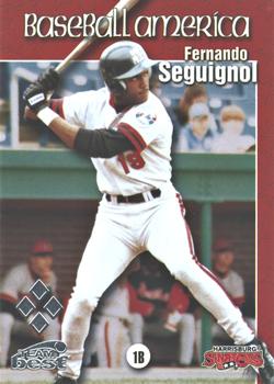 1999 Team Best Baseball America - Diamond Best Silver #91 Fernando Seguignol  Front