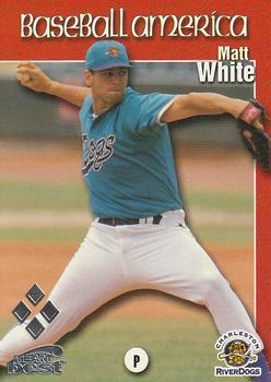 1999 Team Best Baseball America - Diamond Best Silver #95 Matt White  Front
