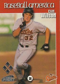 1999 Team Best Baseball America - Diamond Best Silver #97 Cliff Wilson  Front