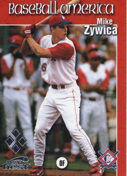 1999 Team Best Baseball America - Diamond Best Silver #100 Mike Zywica  Front