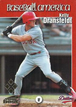 1999 Team Best Baseball America - Diamond Best Gold #34 Kelly Dransfeldt  Front