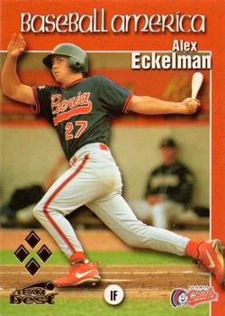 1999 Team Best Baseball America - Diamond Best Gold #40 Alex Eckelman  Front