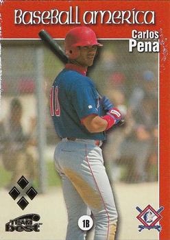 1999 Team Best Baseball America - Diamond Best Gold #77 Carlos Pena  Front