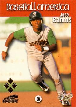 1999 Team Best Baseball America - Diamond Best Gold #89 Jose Santos  Front