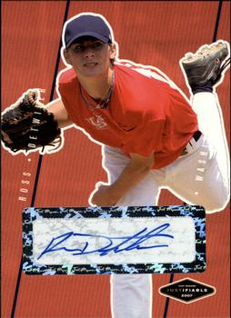 2007 Justifiable - Autographs #JF-09 Ross Detwiler Front
