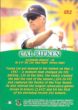 1999 Bowman - Early Risers #ER2 Cal Ripken Back
