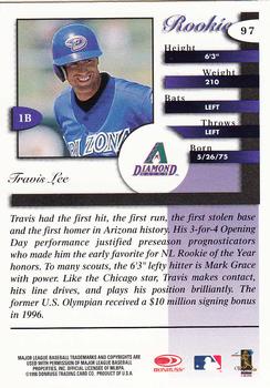 1998 Donruss Signature #97 Travis Lee Back