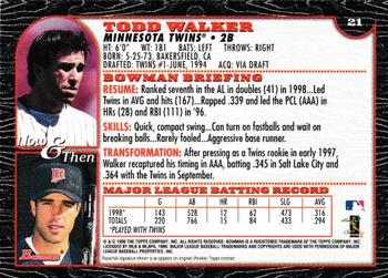 1999 Bowman - International #21 Todd Walker Back