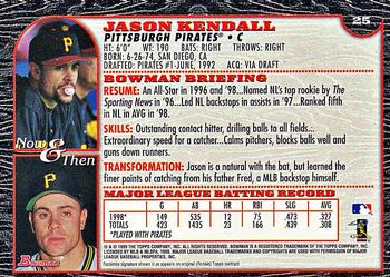 1999 Bowman - International #25 Jason Kendall Back