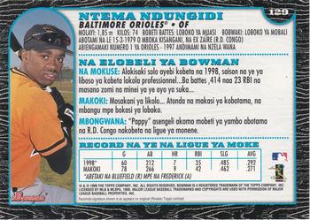 1999 Bowman - International #129 Ntema Ndungidi Back
