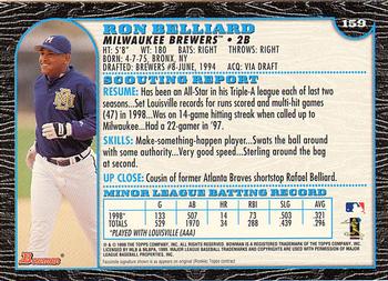 1999 Bowman - International #159 Ron Belliard Back