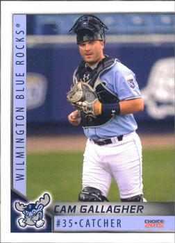 2015 Choice Wilmington Blue Rocks #9 Cam Gallagher Front