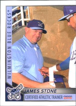 2015 Choice Wilmington Blue Rocks #31 James Stone Front