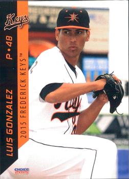 2015 Choice Frederick Keys #03 Luis Gonzalez Front