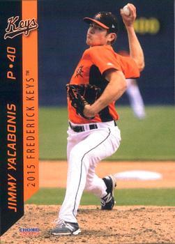 2015 Choice Frederick Keys #26 Jimmy Yacabonis Front