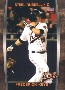 2014 Choice Frederick Keys #18 Steel Russell Front