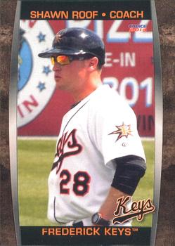 2014 Choice Frederick Keys #29 Shawn Roof Front