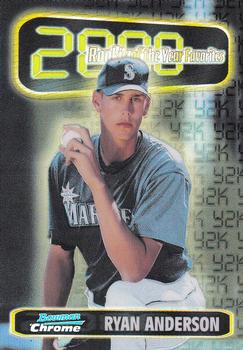 1999 Bowman Chrome - 2000 Rookie of the Year Favorites Refractors #ROY1 Ryan Anderson  Front