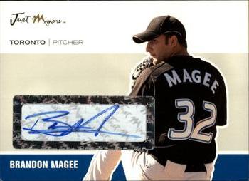 2007 Just Autographs - Signatures #JA-28 Brandon Magee Front