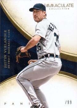 2015 Panini Immaculate Collection #49 Justin Verlander Front