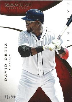 2015 Panini Immaculate Collection #30 David Ortiz Front