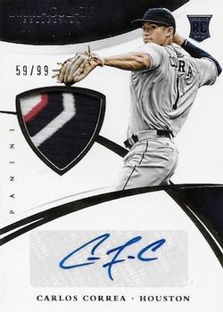 2015 Panini Immaculate Collection #130 Carlos Correa Front