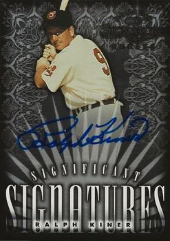1998 Donruss Signature - Significant Signatures #NNO Ralph Kiner Front