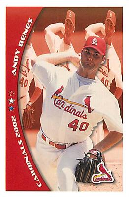 2002 St. Louis Cardinals Police #NNO Andy Benes Front