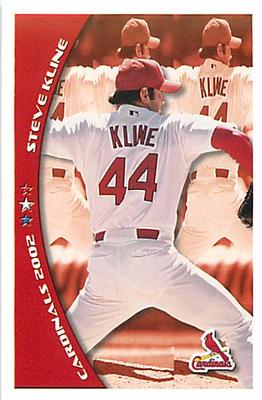 2002 St. Louis Cardinals Police #NNO Steve Kline Front