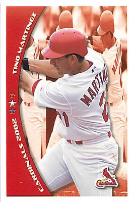 2002 St. Louis Cardinals Police #NNO Tino Martinez Front