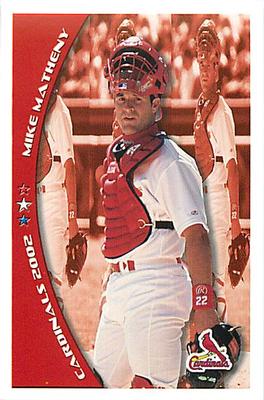 2002 St. Louis Cardinals Police #NNO Mike Matheny Front