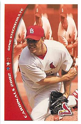 2002 St. Louis Cardinals Police #NNO Gene Stechschulte Front