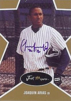 2003 Just Stars - Autographs Gold #1 Joaquin Arias Front