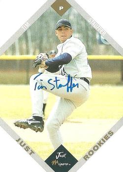 2003-04 Just Rookies - Autographs #69 Tim Stauffer Front