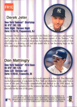 1999 Bowman's Best - Franchise Favorites #FR1C Derek Jeter / Don Mattingly Back