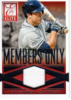 2015 Panini Elite - Members Only Materials #1 Jedd Gyorko Front