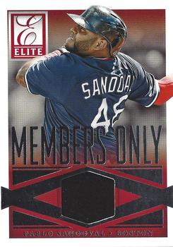 2015 Panini Elite - Members Only Materials #26 Pablo Sandoval Front