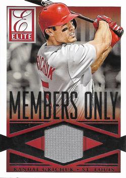 2015 Panini Elite - Members Only Materials #31 Randal Grichuk Front