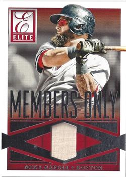 2015 Panini Elite - Members Only Materials #46 Mike Napoli Front