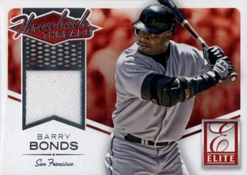 2015 Panini Elite - Throwback Threads #2 Barry Bonds Front